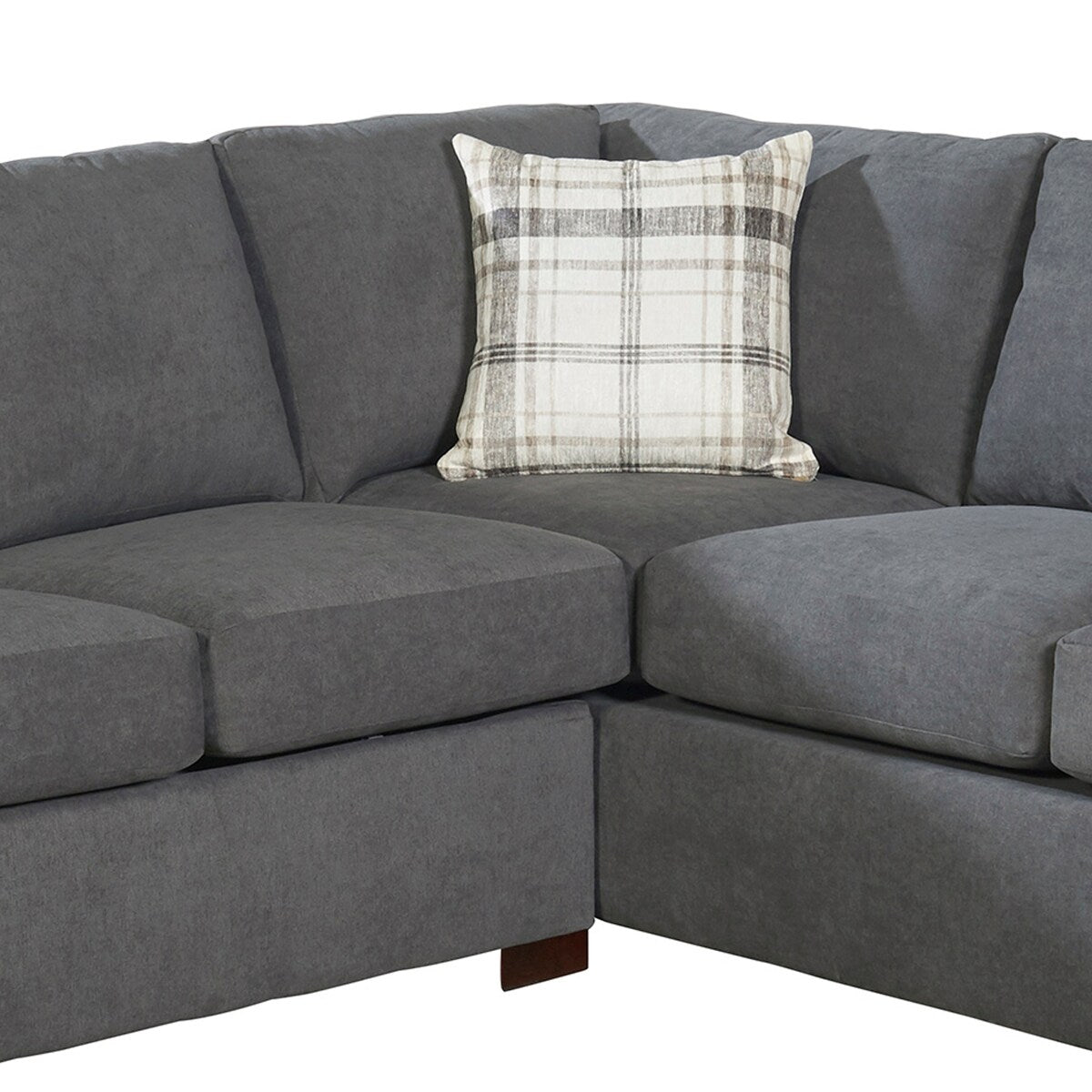 Gerard Grey Sectional Sofa Bed with Queen Gel Memory Foam Mattress