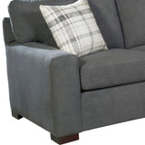 Gerard Grey Sectional Sofa Bed with Queen Gel Memory Foam Mattress