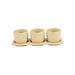 Gerbera Ceramic Planter Set with Disk