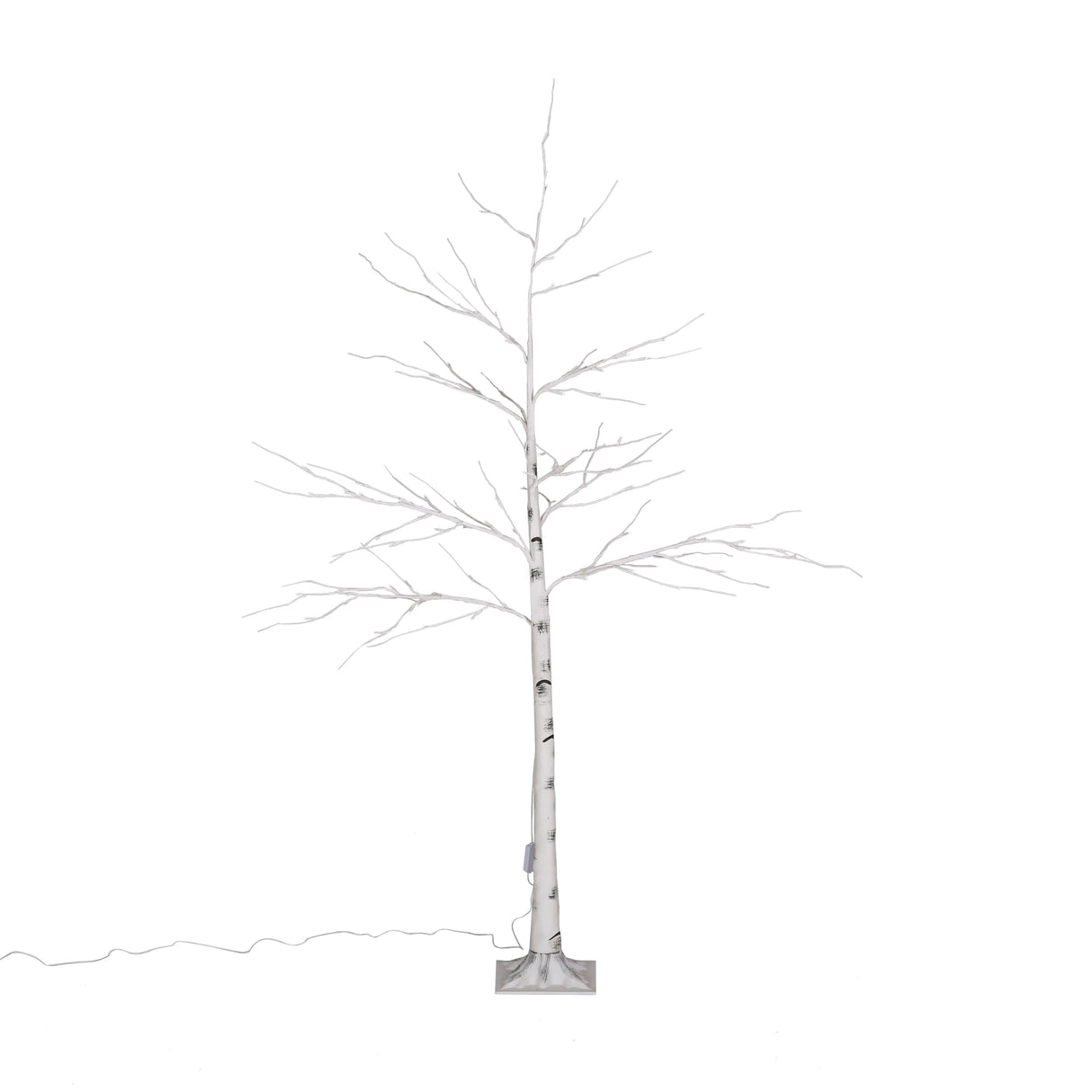 Geromin Lit Artificial Twig Birch Tree White Lights 6' Pre by Christopher Knight Home