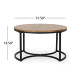 Gerrish Modern Industrial Coffee Table Set by Christopher Knight Home
