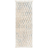 Gertmenian Amiens Moroccan Bohemian Tribal Ivory/Multi-Color Polyester Style Fringe Area Rugs