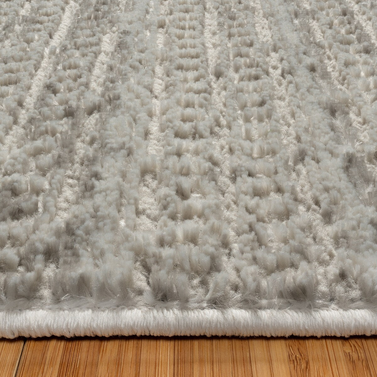 Gertmenian Missha Polyester Modern Tonal Ombre Solid High-Low Indoor Area Rug