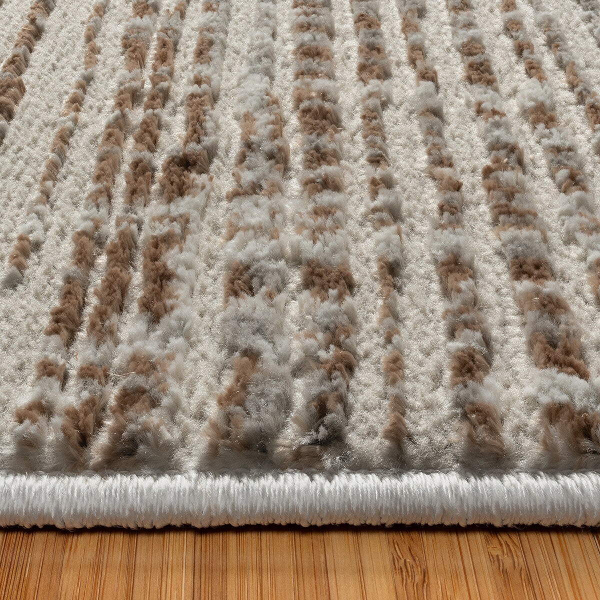Gertmenian Missha Polyester Modern Tonal Ombre Solid High-Low Indoor Area Rug