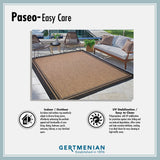 Gertmenian Paseo Bran Transitional Red Medallion Flatweave Indoor/ Outdoor Area Rug