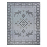 Gertmenian Paseo Yoder Grey Rustic Tribal Moose Indoor/ Outdoor Area Rug