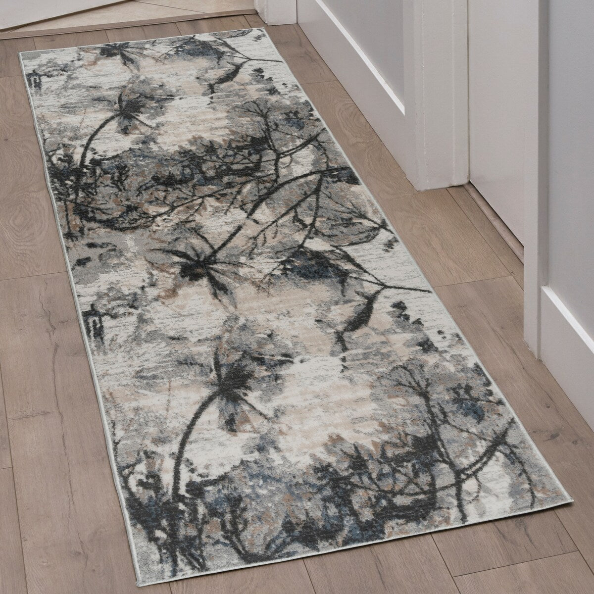 Gertmenian Quattro Scalia Gray Modern Abstract Area Rug