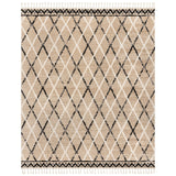 Gertmenian Rafe Casual Bohemian Tribal Plush Short Shag Microfiber Indoor Area Rug Collection with Fringe