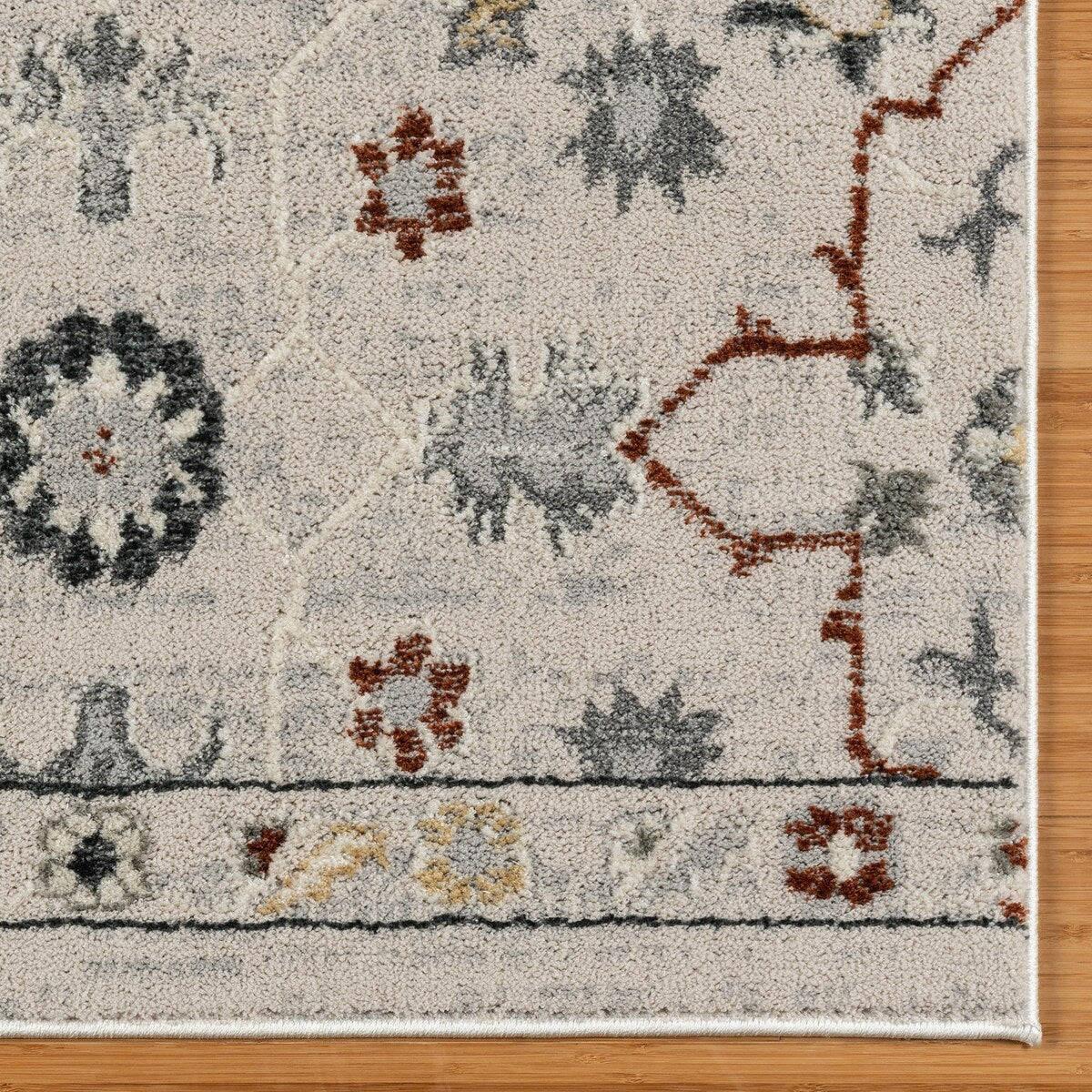 Gertmenian Trevi Polyester High-Low Plush Neutral Modern Abstract Indoor Area Rug Collection