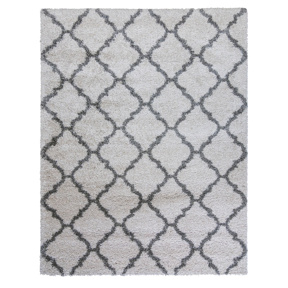 Gertmenian Ultimate Shag Tile Ivory Plush Shag Area Rug
