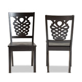 Gervais Modern and Contemporary Transitional 2-Piece Dining Chair Set
