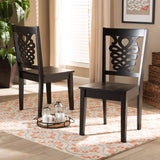Gervais Modern and Contemporary Transitional 2-Piece Dining Chair Set