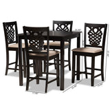 Gervais Modern and Contemporary Transitional 5-PC Pub Set