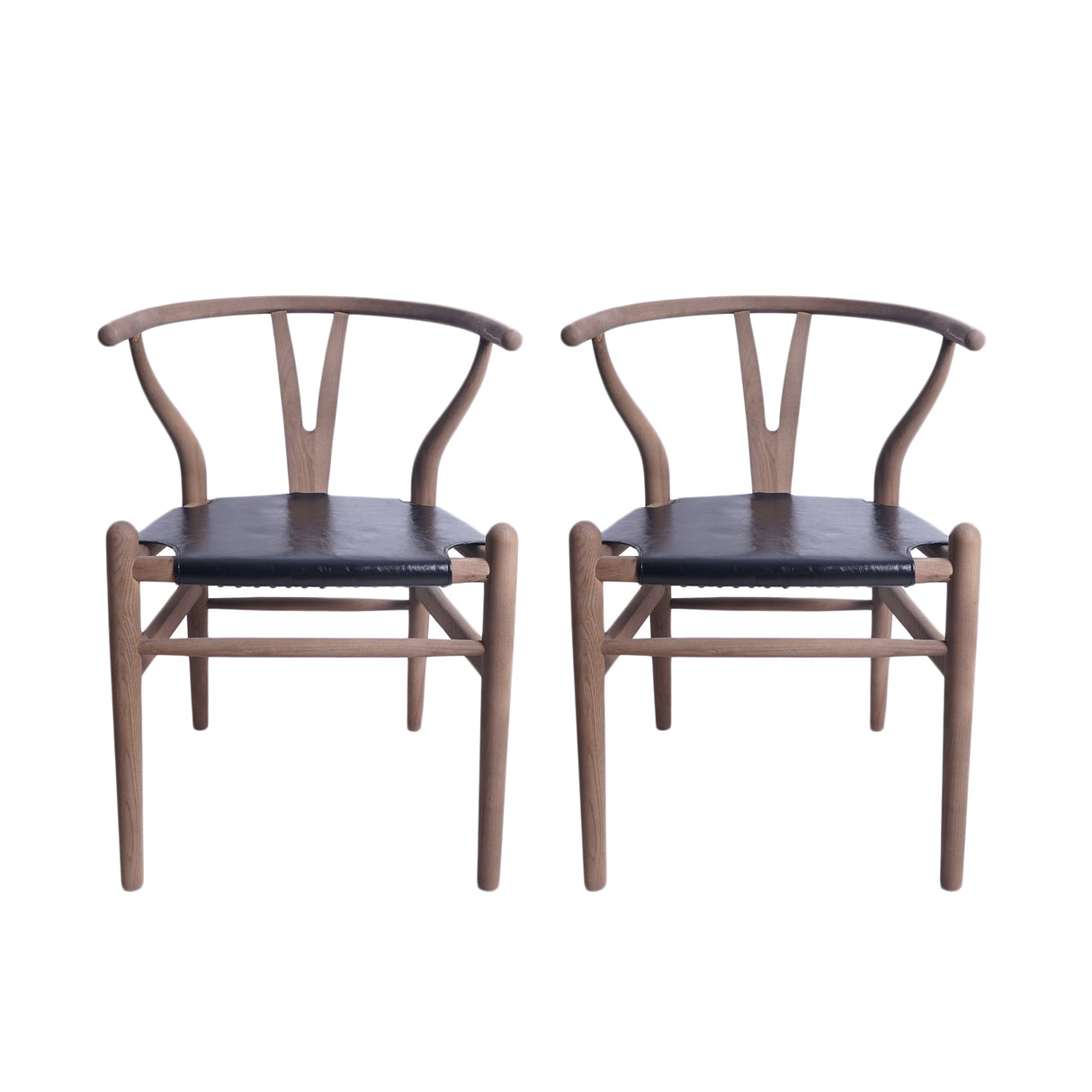 Gessford Ash Wood Dining Chairs (Set of 2) by Christopher Knight Home