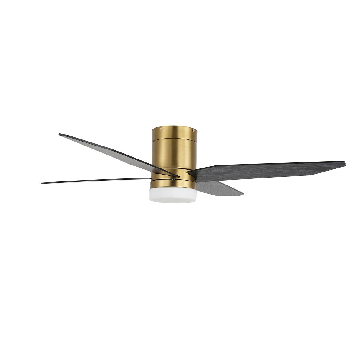GetLedel 52" 4-Blade Flush Mount LED Ceiling Fan with Remote and Light
