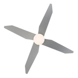 GetLedel 52" 4-Blade Flush Mount LED Ceiling Fan with Remote and Light