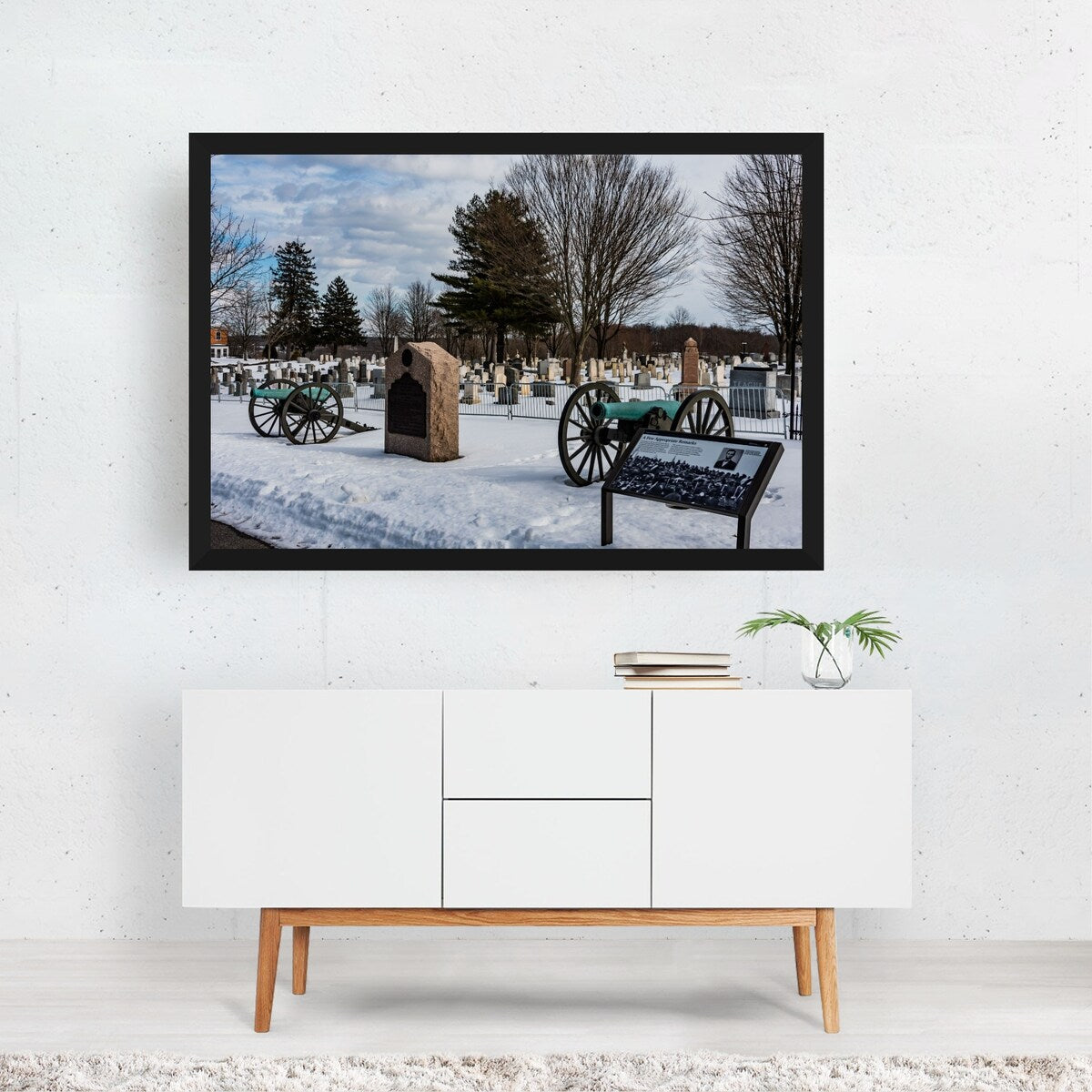 Gettysburg National Cemetery Pennsylvania Civil War Art Print/Poster