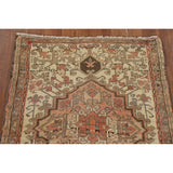 Gharajeh Persian Vintage Runner Rug Hand-Knotted Wool Carpet - 2'4"x 6'4"