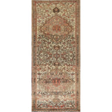 Gharajeh Persian Vintage Runner Rug Hand-Knotted Wool Carpet - 2'4"x 6'4"
