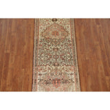 Gharajeh Persian Vintage Runner Rug Hand-Knotted Wool Carpet - 2'4"x 6'4"
