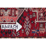 Gharajeh Tribal Geometric Hand-Knotted Wool Persian Oriental Rug - 14'7" x 3'11" Runner
