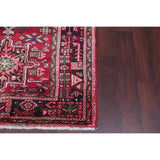 Gharajeh Tribal Geometric Hand-Knotted Wool Persian Oriental Rug - 14'7" x 3'11" Runner