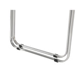 Ghost Stackable Crystal Folding Chair-PC Plastic Living Room Seat-Chrome Frame and Foldable Acrylic Chair fo -O-Clear