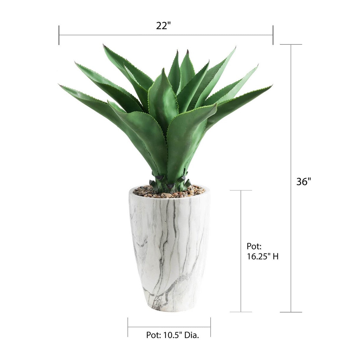 Giant Artificial Aloe Plant