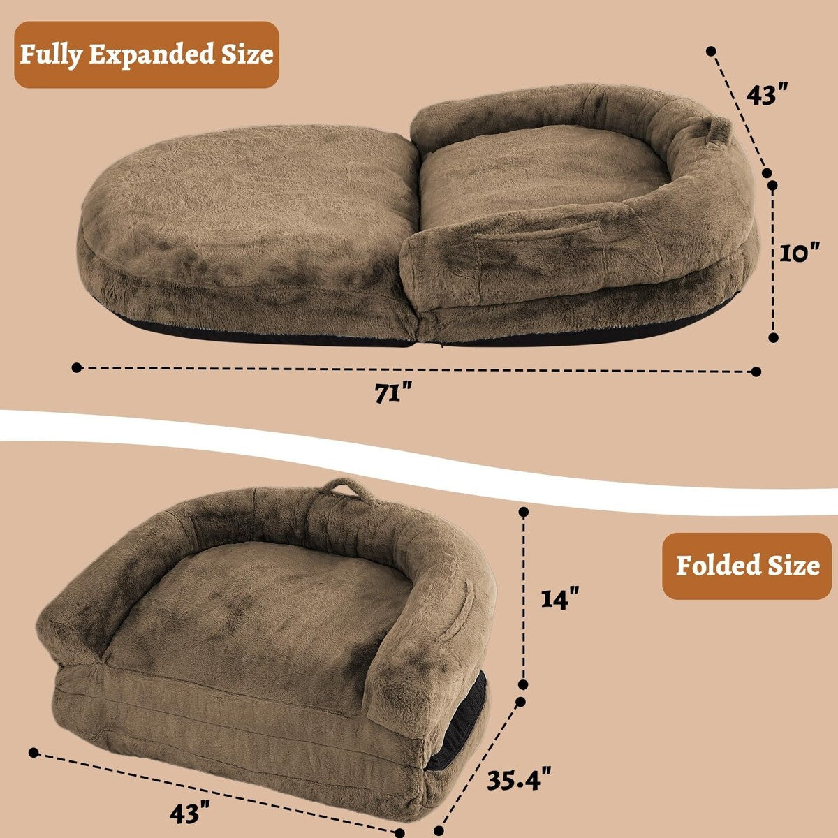 Giant Dog Bed for People
