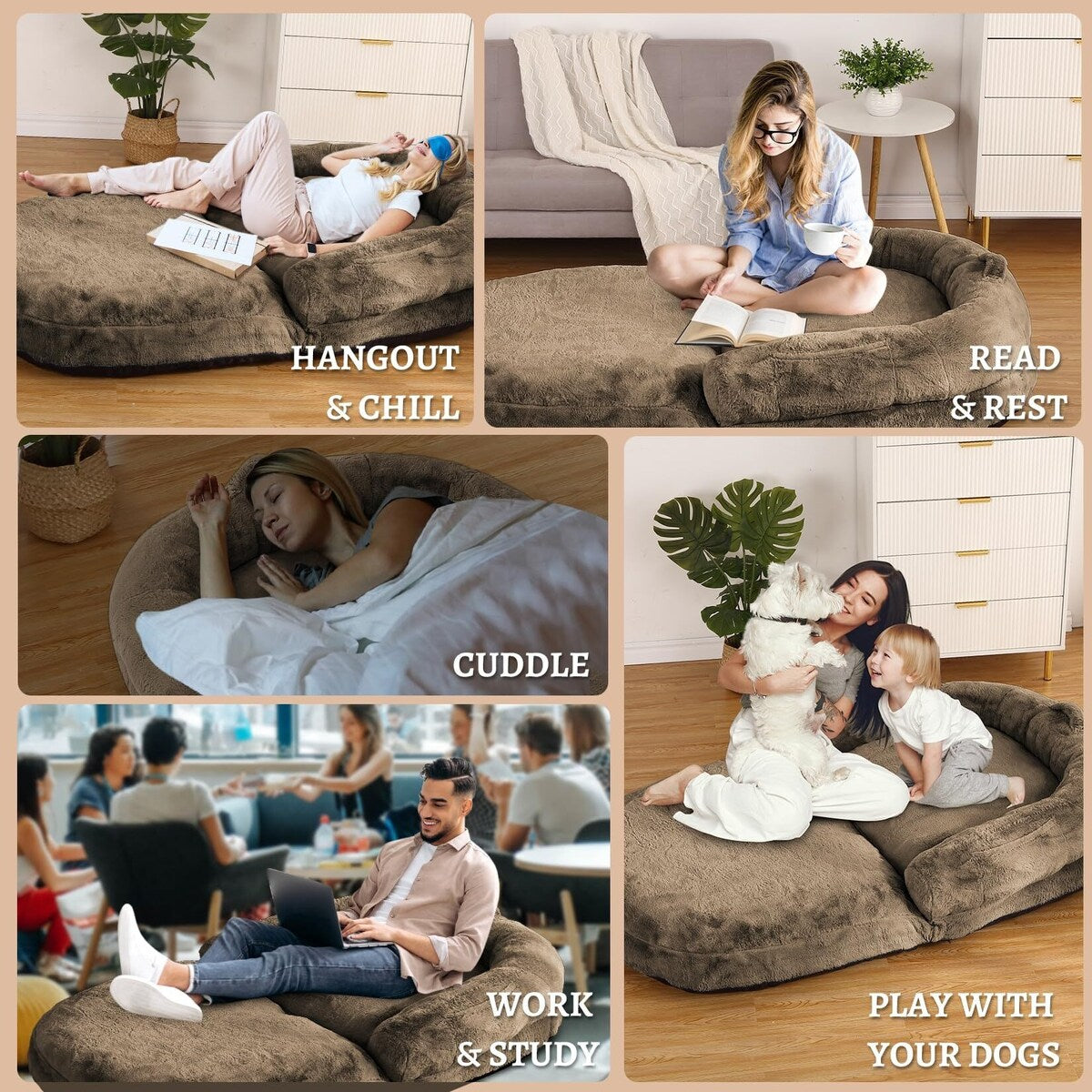 Giant Dog Bed for People