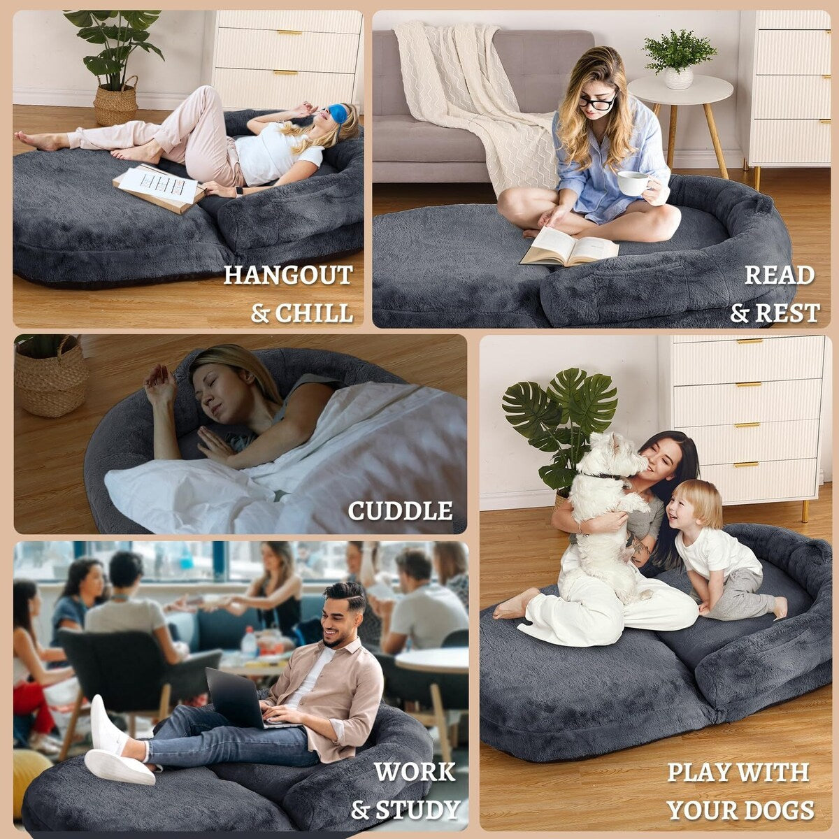 Giant Dog Bed for People