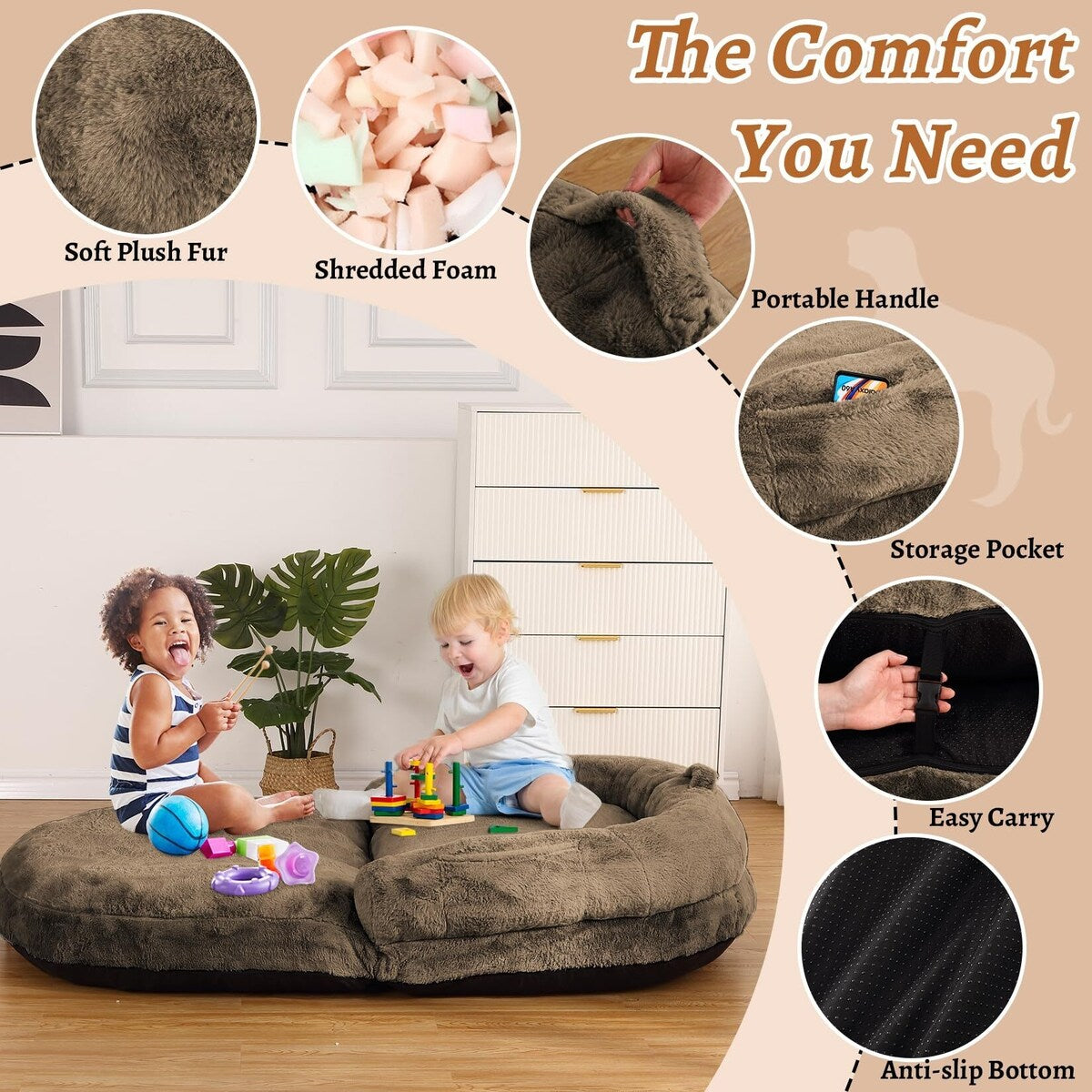 Giant Dog Bed for People