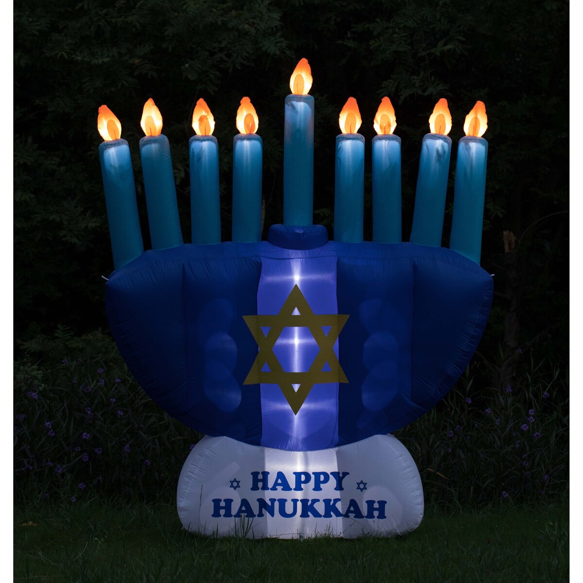 Giant Hanukkah Inflatable Menorah