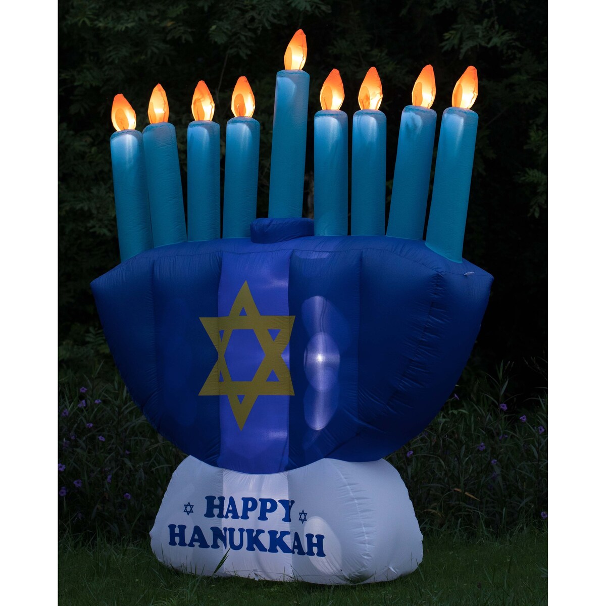 Giant Hanukkah Inflatable Menorah