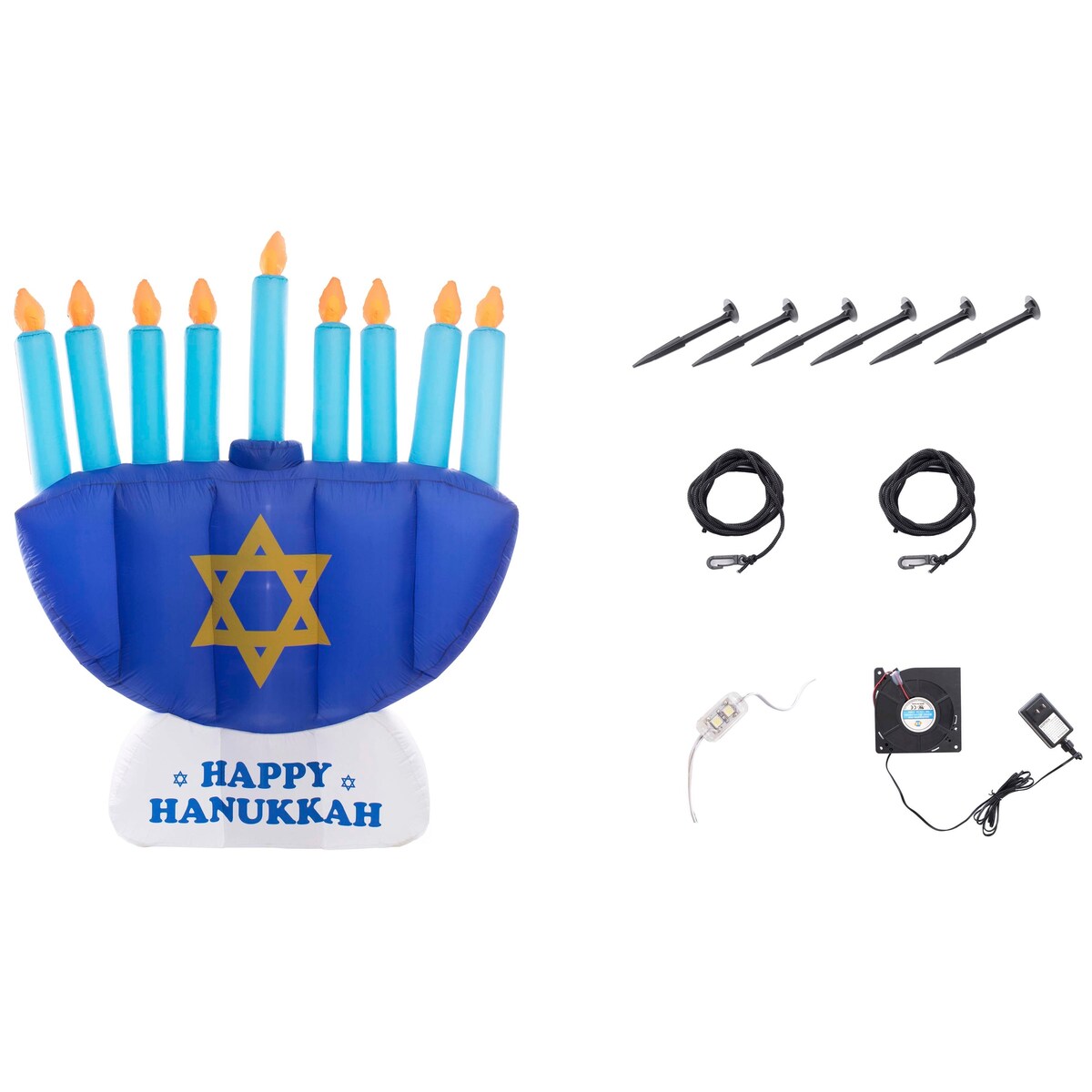 Giant Hanukkah Inflatable Menorah