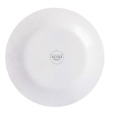 Gibson Home Ultra Round Red Floral 18-Piece Dinnerware Set, Opal Glass