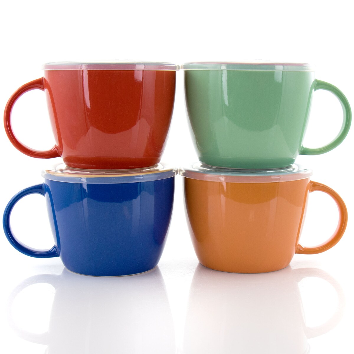 Gibson On The Go 25 oz Soup Mug set of 4