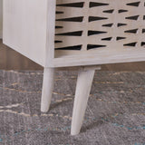Gibson Wood Sideboard Buffet Cabinet with Sliding Door by Christopher Knight Home