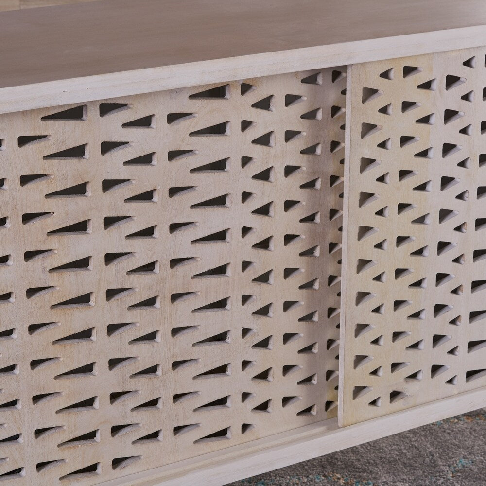 Gibson Wood Sideboard Buffet Cabinet with Sliding Door by Christopher Knight Home