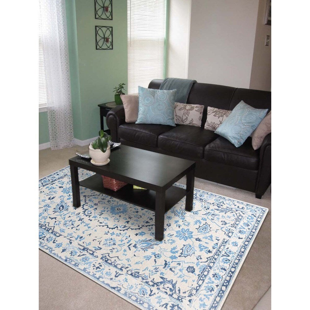 Gideon Modern Design Hand-tufted Rug (7'6 x 9'6) - 8' x 10'/Surplus