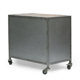 Gieke Industrial Handcrafted Mango Wood Shoe Rack by Christopher Knight Home