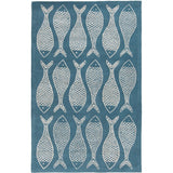 Gilbert Coastal Wool Accent Area Rug