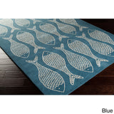 Gilbert Coastal Wool Accent Area Rug