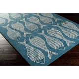 Gilbert Coastal Wool Accent Area Rug
