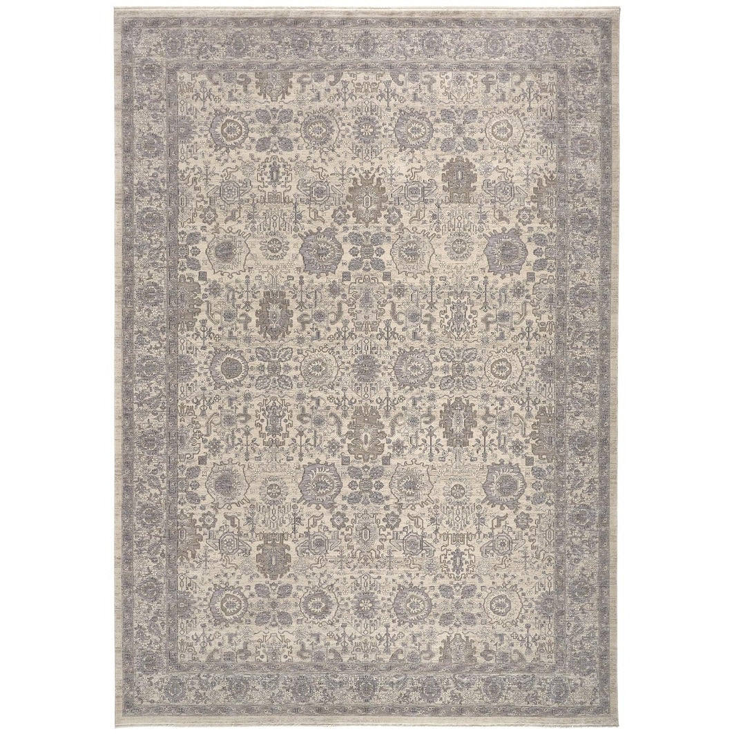 Gilford Rustic Persian Farmhouse Rug, Beige/Warm Gray, Accent Rug