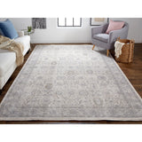 Gilford Rustic Persian Farmhouse Rug, Beige/Warm Gray, Accent Rug