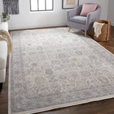 Gilford Rustic Persian Farmhouse Rug, Beige/Warm Gray, Accent Rug