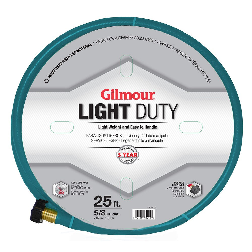 Gilmour 33058025 5/8 inches x 25 feet Light Duty Garden Hose
