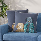 Hibernia Boho Handcrafted Fabric Throw Pillow by Christopher Knight Home