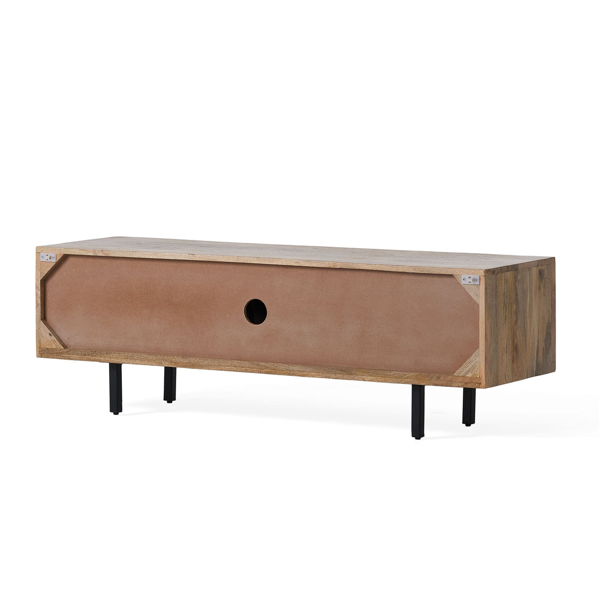 Girard Boho Handcrafted Mango Wood TV Stand by Christopher Knight Home